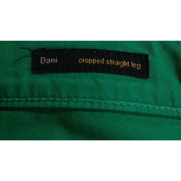 Citizen of humanity womens size 30 Dani crop straight jeans emerald green pants - Picture 5 of 8